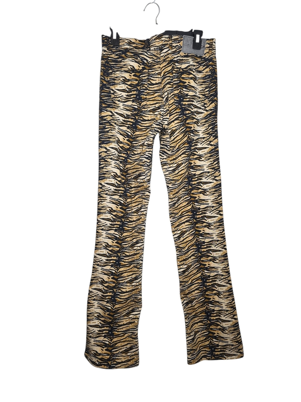 90s Guess Jeans Tiger Stripe Pants Mid Rise Cotton Bottoms Size 29 - Picture 3 of 5